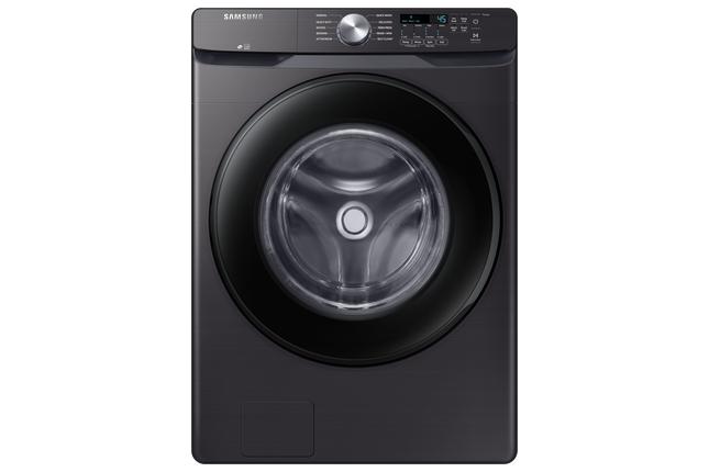 Samsung 5.2 Cu.Ft. Front Load Washer With Self Clean+ - Black