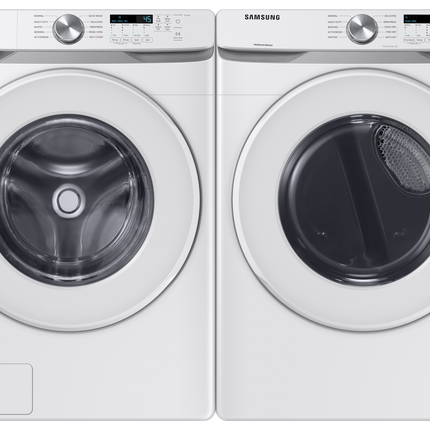 Samsung 5.2 Cu.Ft. Front Load Washer With Self Clean+ - White