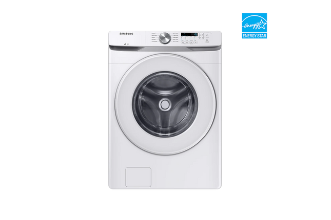 Samsung 5.2 Cu.Ft. Front Load Washer With Self Clean+ - White