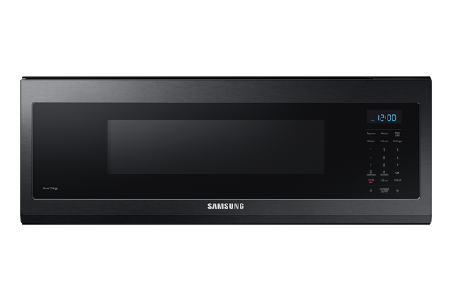 Samsung 1.1 cu.ft. Slim Over the Range Microwave with 400CFM - Black Stainless Steel