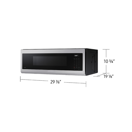 Samsung 1.1 cu.ft. Slim Over the Range Microwave with 550CFM