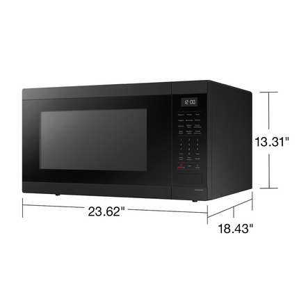 Samsung 1.9 cu.ft Countertop Microwave with Sensor Cooking - Matte Black