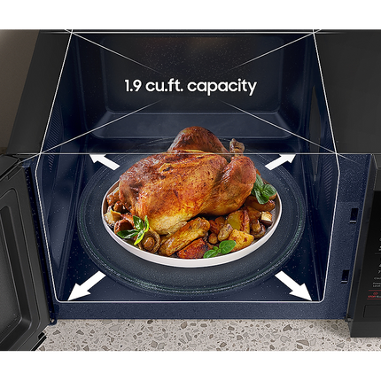 Samsung 1.9 cu.ft Countertop Microwave with Sensor Cooking