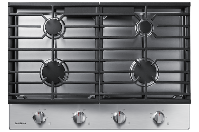 Samsung 30" 4-Burner Gas Cooktop with Knob Controls