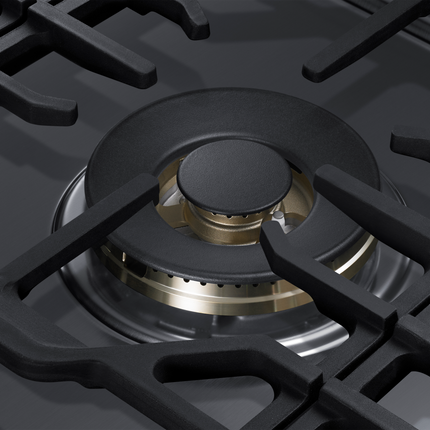 Samsung 30" 5-Burner Smart Gas Cooktop with 22K BTU Dual Power Burner + Griddle & Wok Grate - Stainless Steel