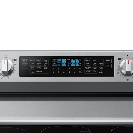 Samsung 30" 6.3 cu. Ft. Electric Freestanding True Convection Range with Flex Duo™ & Air Fry