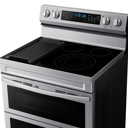 Samsung 30" 6.3 cu. Ft. Electric Freestanding True Convection Range with Flex Duo™ & Air Fry