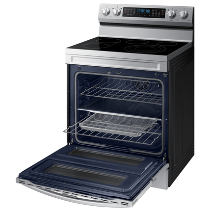 Samsung 30" 6.3 cu. Ft. Electric Freestanding True Convection Range with Flex Duo™ & Air Fry