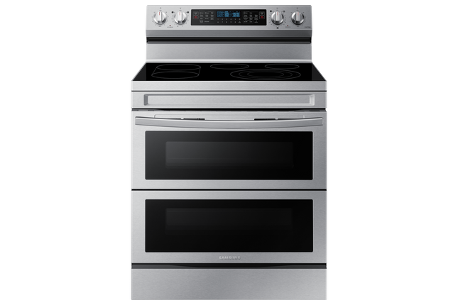 Samsung 30" 6.3 cu. Ft. Electric Freestanding True Convection Range with Flex Duo™ & Air Fry