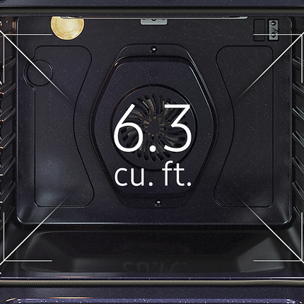 Samsung 30" 6.3 cu. Ft. Smart Electric Freestanding Fan Convection Range with Air Fry