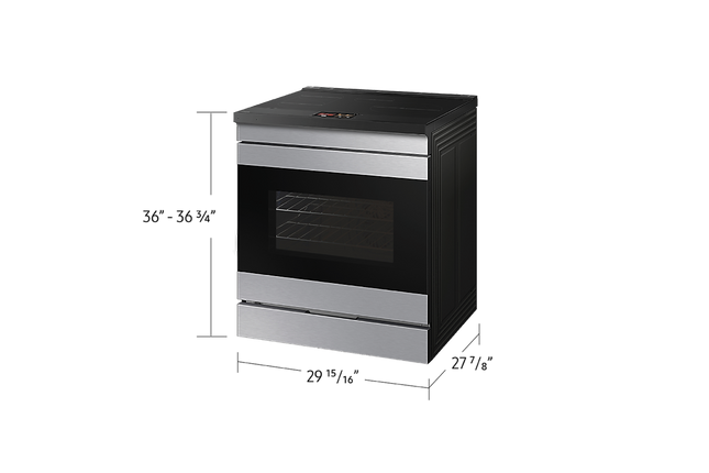 Samsung 6.3 cu.ft. Induction Slide-In Range with AI Home