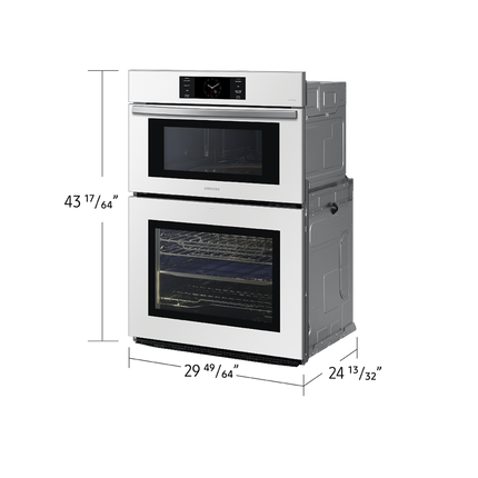 Samsung 7.0 cu. Ft. Bespoke 7 Series Combination Wall Oven with Air Fry, Air Sous Vide, and Flex Duo