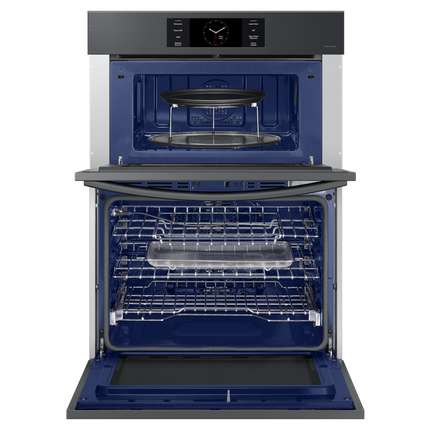 Samsung 7.0 cu. Ft. 7 Series Combination Wall Oven with Air Fry, Air Sous Vide, and Flex Duo - Matte Black