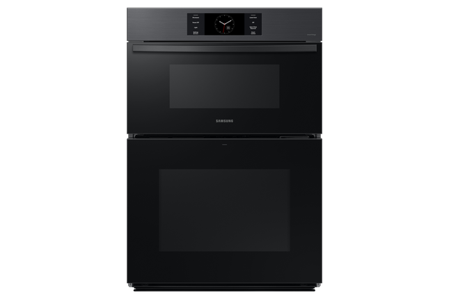 Samsung 7.0 cu. Ft. 7 Series Combination Wall Oven with Air Fry, Air Sous Vide, and Flex Duo - Matte Black