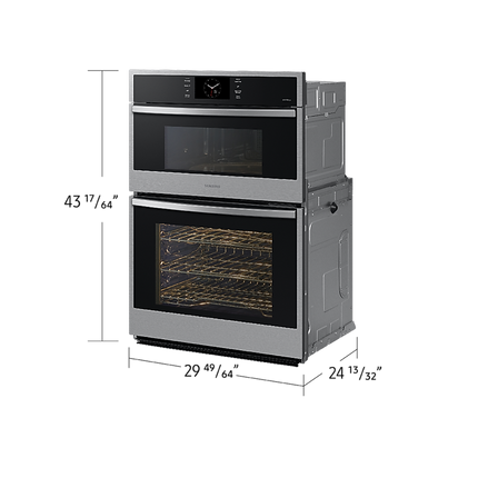 Samsung 7.0 cu. Ft. 6 Series Combination Wall Oven with Air Fry, and Air Sous Vide