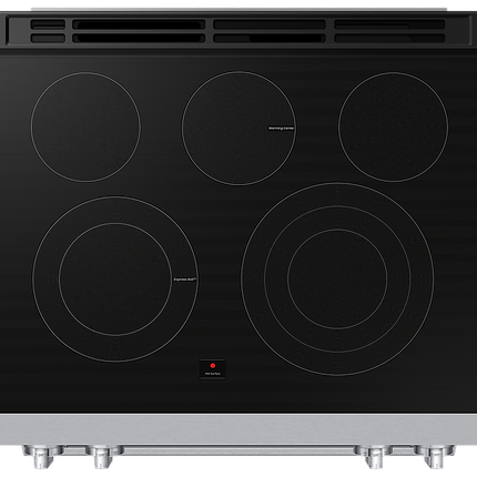 Samsung Electric Slide-In Range True Convection with Air Fry Max | Air Sous Vide | Soft Closing Door 6.3 cu.ft.