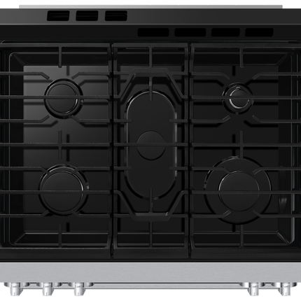 Samsung Gas Slide-In Range True Convection with Air Fry Max (w/ Tray) | Self Clean 6.0 cu.ft.