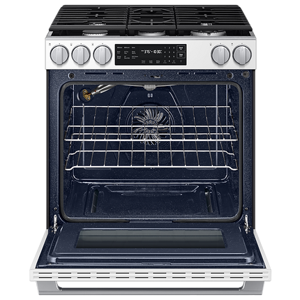 Samsung Gas Slide-In Range True Convection with Air Fry Max Air Sous Vide 6.0 cu.ft.