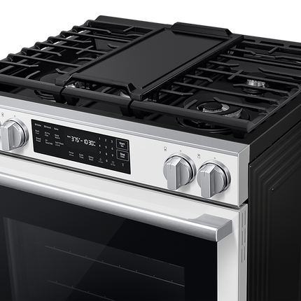 Samsung Gas Slide-In Range True Convection with Air Fry Max Air Sous Vide 6.0 cu.ft.