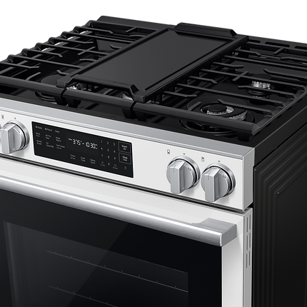 Samsung Gas Slide-In Range True Convection with Air Fry Max Air Sous Vide 6.0 cu.ft.