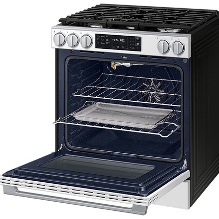 Samsung Gas Slide-In Range True Convection with Air Fry Max Air Sous Vide 6.0 cu.ft.