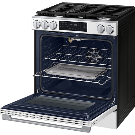 Samsung Gas Slide-In Range True Convection with Air Fry Max Air Sous Vide 6.0 cu.ft.