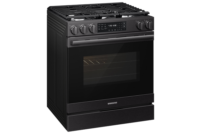 Samsung Gas Slide-In Range True Convection with Air Fry Max Air Sous Vide 6.0 cu.ft.