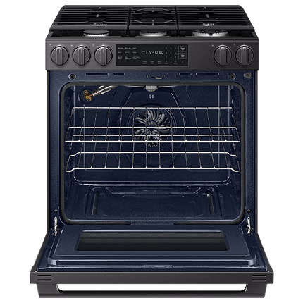 Samsung Gas Slide-In Range True Convection with Air Fry Max Air Sous Vide 6.0 cu.ft.