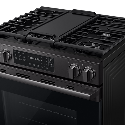 Samsung Gas Slide-In Range True Convection with Air Fry Max Air Sous Vide 6.0 cu.ft.