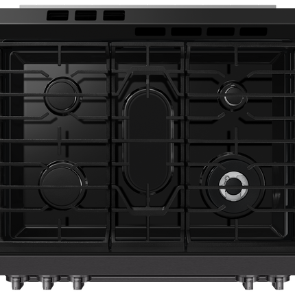 Samsung Gas Slide-In Range True Convection with Air Fry Max Air Sous Vide 6.0 cu.ft. - Matte Black