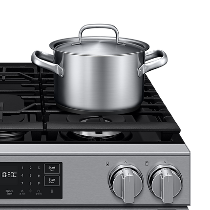 Samsung Gas Slide-In Range True Convection with Air Fry Max Air Sous Vide 6.0 cu.ft.