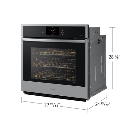 Samsung 5.1 cu. Ft. 6 Series Single Wall Oven with SmartThings, Air Fry, and Air Sous Vide