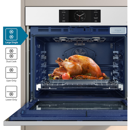 Samsung 5.1 cu. Ft. Bespoke 7 Series Single Wall Oven with AI Camera, Flex Duo, and Steam Cook (2025)