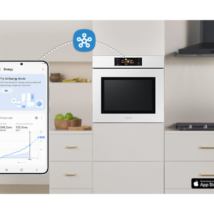 Samsung 5.1 cu. Ft. Bespoke 7 Series Single Wall Oven with AI Camera, Flex Duo, and Steam Cook (2025)