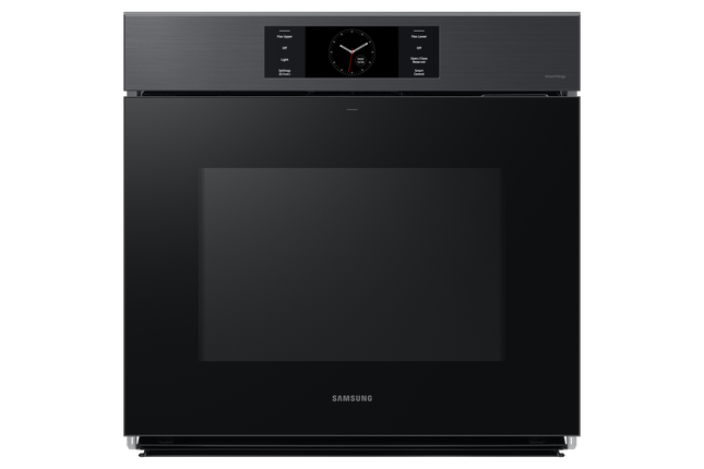 Samsung 5.1 cu. Ft. 7 Series Single Wall Oven with AI Camera, Flex Duo, and Steam Cook (2025) - Matte Black