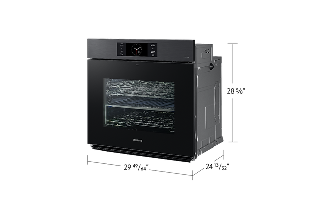 Samsung 5.1 cu. Ft. 7 Series Single Wall Oven with AI Camera, Flex Duo, and Steam Cook (2025)