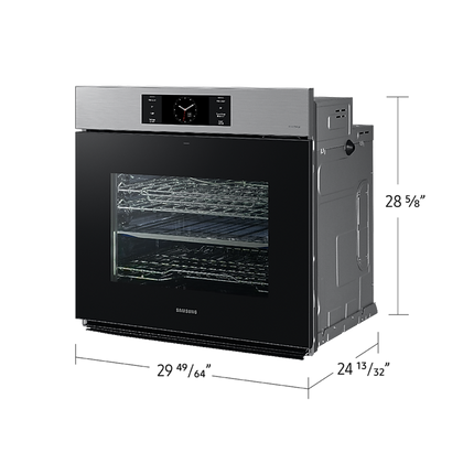 Samsung 5.1 cu. Ft. 7 Series Single Wall Oven with AI Camera, Flex Duo, and Steam Cook (2025)