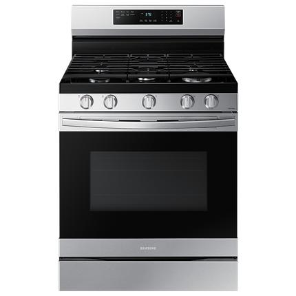 Samsung 30" 6.0 cu. Ft. Smart Gas Freestanding Fan Convection Range with Air Fry