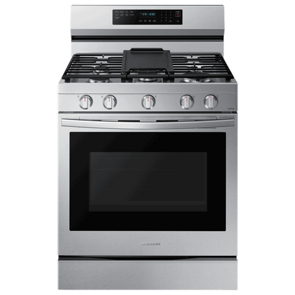 Samsung 30" 6.0 cu. Ft. Smart Gas Freestanding True Convection Range with Air Fry