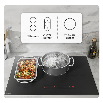 Samsung 30" 4-Element Anti-Scratch Induction Cooktop