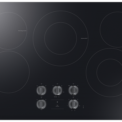 Samsung 30" Radiant Cooktop with Illuminated Knobs