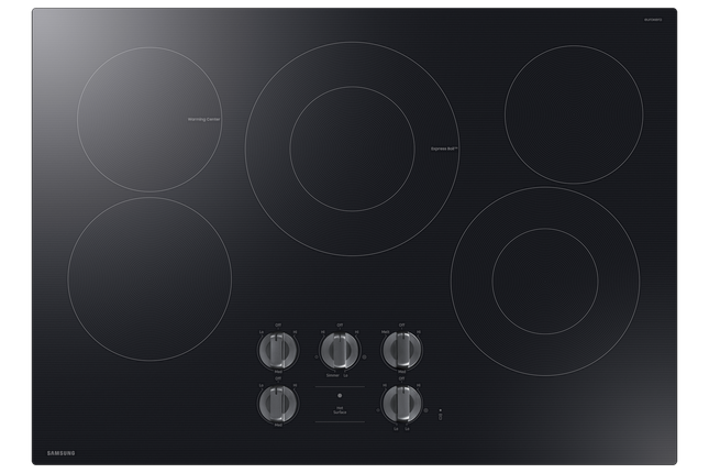 Samsung 30" Radiant Cooktop with Illuminated Knobs
