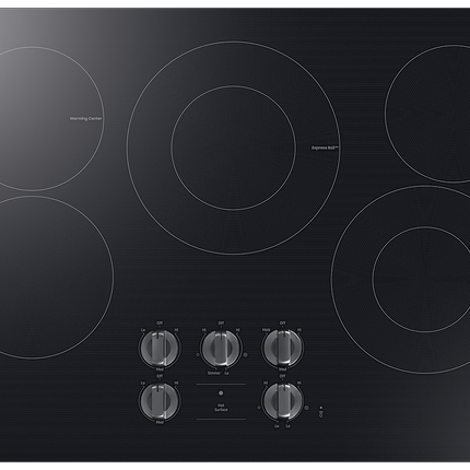 Samsung 30" Radiant Cooktop with Illuminated Knobs