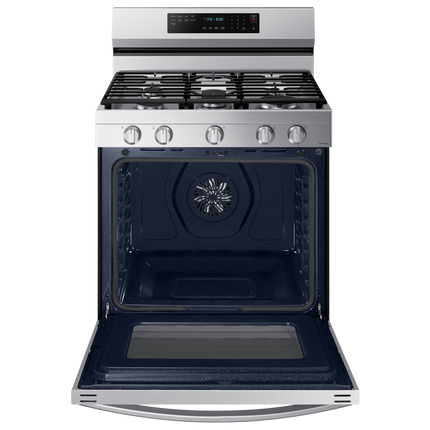 Samsung 30" 6.0 cu. Ft. Smart Gas Freestanding True Convection Range with Air Fry