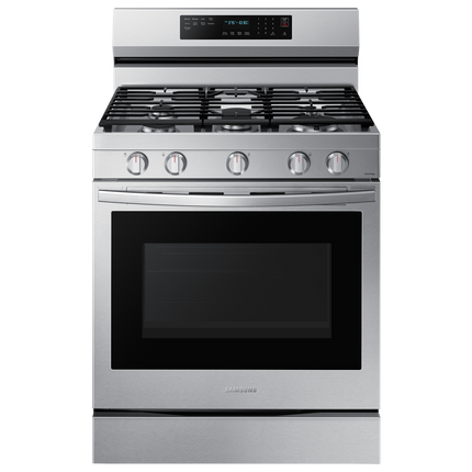 Samsung 30" 6.0 cu. Ft. Smart Gas Freestanding True Convection Range with Air Fry