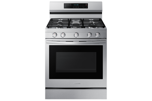 Samsung 30" 6.0 cu. Ft. Smart Gas Freestanding True Convection Range with Air Fry