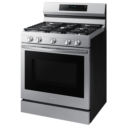 Samsung 30" 6.0 cu. Ft. Smart Gas Freestanding True Convection Range with Air Fry
