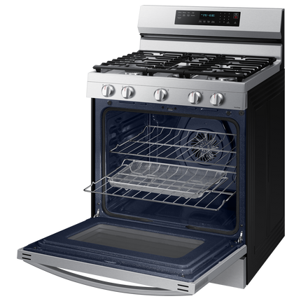 Samsung 30" 6.0 cu. Ft. Smart Gas Freestanding True Convection Range with Air Fry