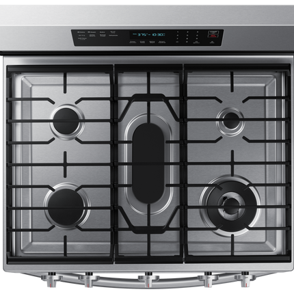 Samsung 30" 6.0 cu. Ft. Smart Gas Freestanding True Convection Range with Air Fry