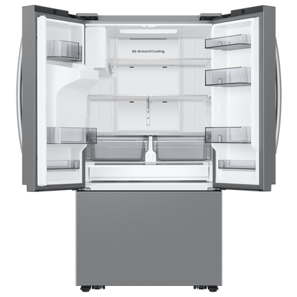 Samsung Bespoke AI 3-Door French Door Refrigerator RF60 Jumbo External Water & Ice Dispenser 26 Cu.ft.